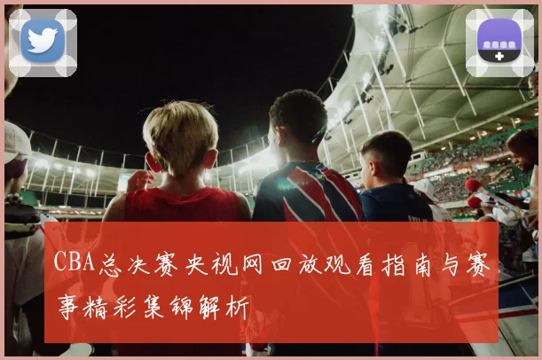 CBA总决赛央视网回放观看指南与赛事精彩集锦解析