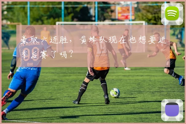 豪取六连胜，黄蜂队现在也想要进季后赛了吗？