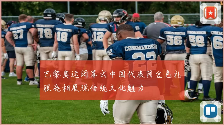 巴黎奥运闭幕式中国代表团金色礼服亮相展现传统文化魅力